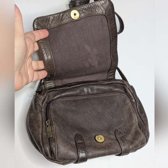 Vintage Wilsons Leather Dark Brown Long Strap Purse - Picture 4 of 10